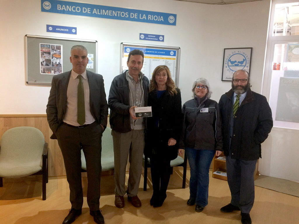 Bankia reconoce la labor del Banco de Alimentos de La Rioja