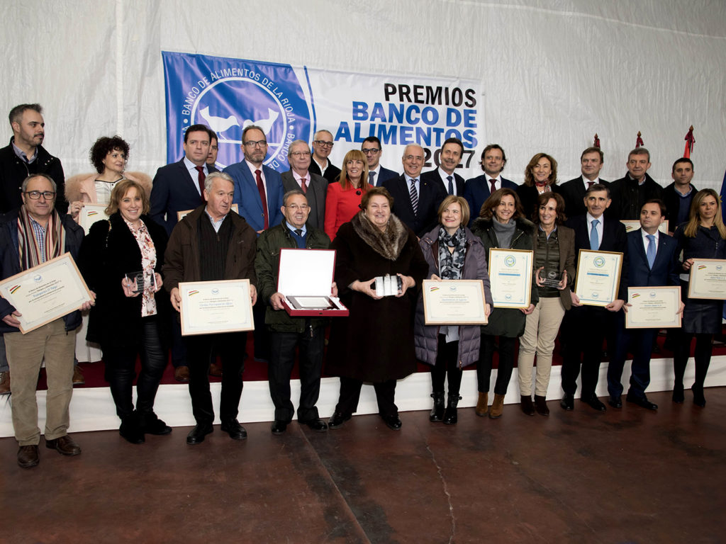 Entrega de las distinciones “Amigos y Alimentos 2017” del Banco de Alimentos de La Rioja