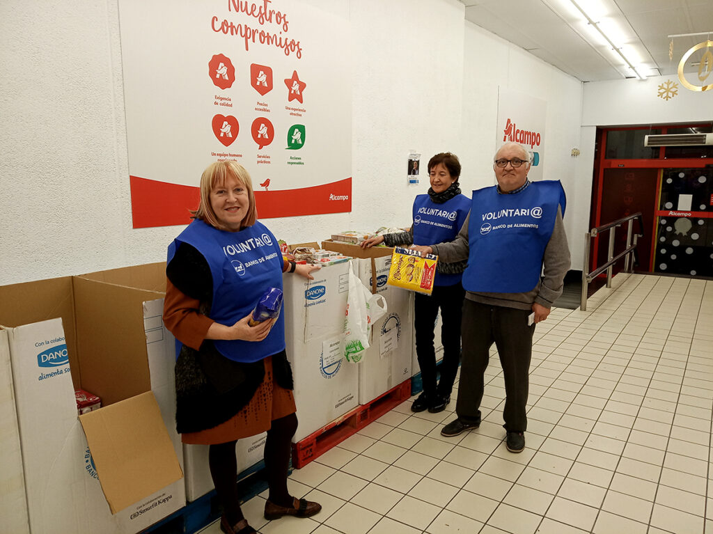 El Banco de Alimentos de La Rioja recoge 64.160 kilos en el primer día de la VII Gran Recogida