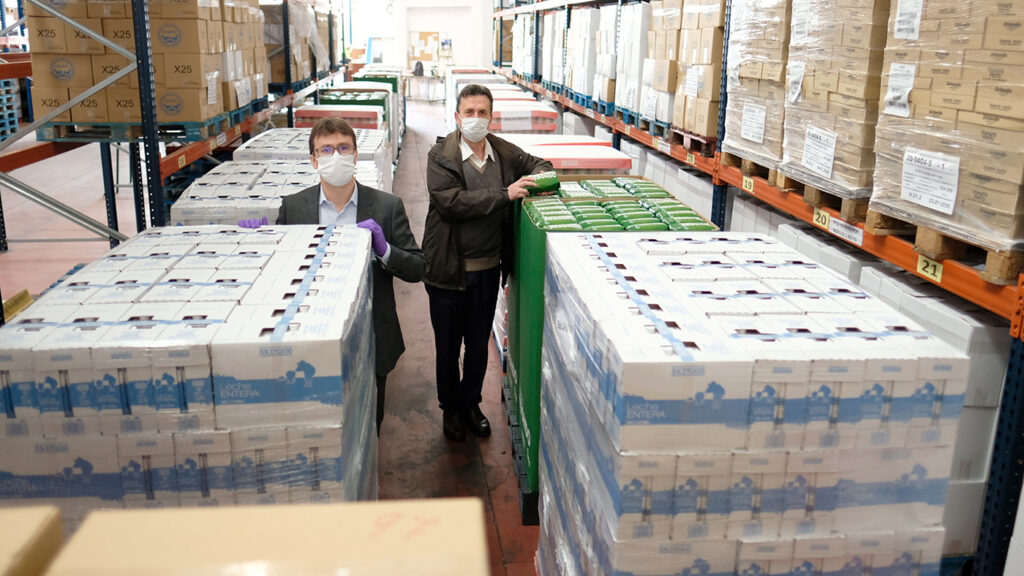 Mercadona entrega 24.330 kilos de legumbres, arroz, pasta y leche al Banco de Alimentos de La Rioja
