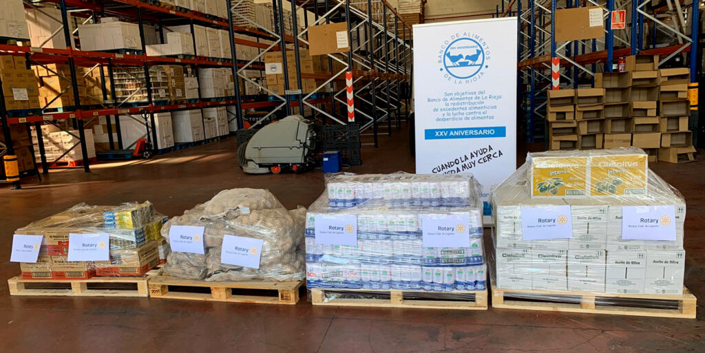 El Banco de Alimentos sigue recibiendo la muestra de solidaridad de la sociedad riojana