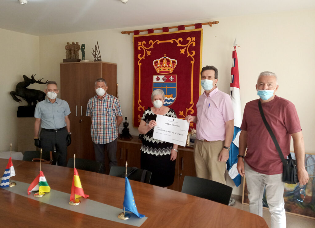 El Ayuntamiento de Arrúbal dona 3.000 euros al Banco de Alimentos de La Rioja