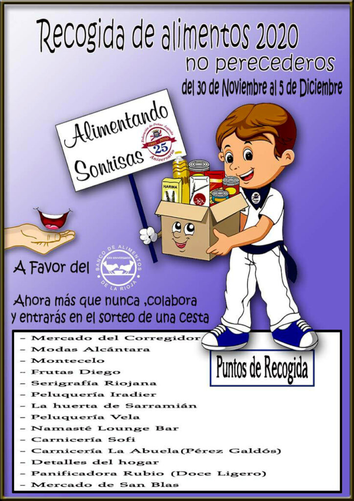 La Federación de Peñas de Logroño lanza la campaña ‘Alimenta Sonrisas 2020’