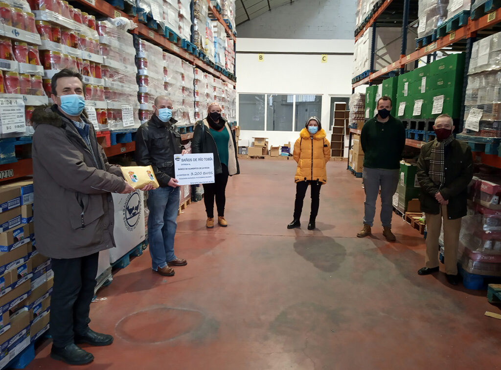 La localidad de Baños de Río Tobía dona al Banco de Alimentos 3.200 euros