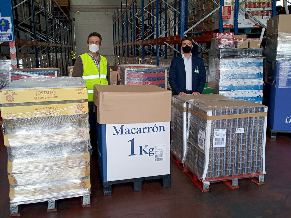 Mercadona aporta 7.800 kilos de comida al Banco de Alimentos