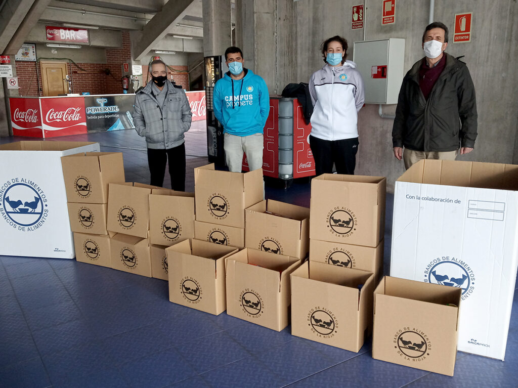 Club Deportivo Promete dona 210 kilos de alimentos al Banco de Alimentos de La Rioja