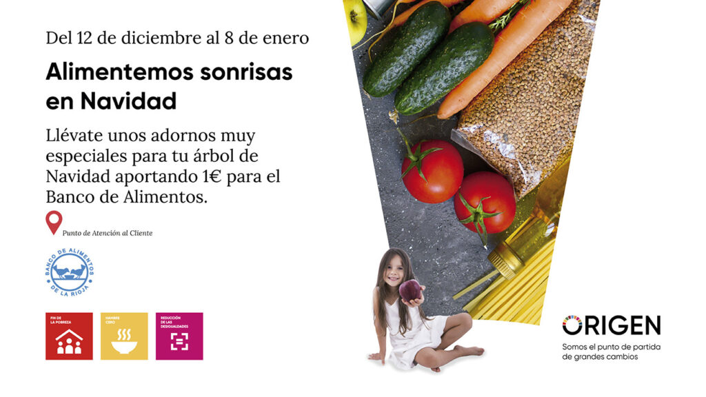 El Centro Comercial Berceo se une a la Navidad de los más desfavorecidos a través del Banco de Alimentos