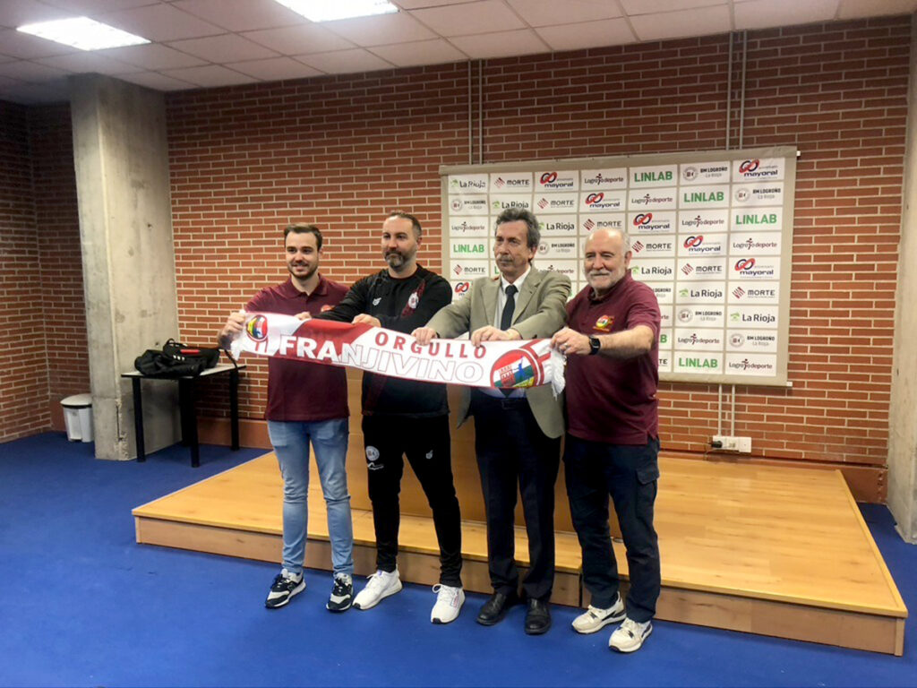 La peña Orgullo Franjivino y el equipo Ciudad de Logroño organizan una recogida de alimentos para terminar en el Banco de Alimentos de La Rioja