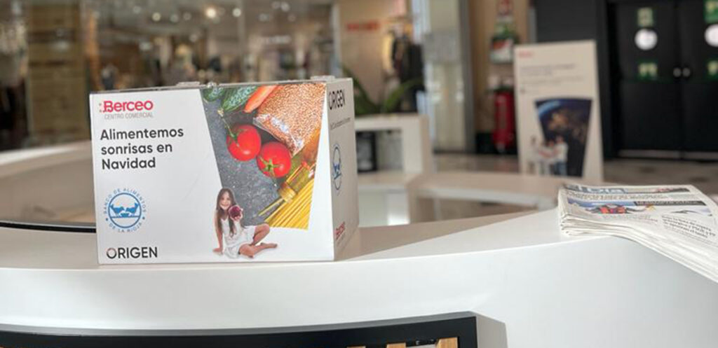 El Centro Comercial Berceo se une a la Navidad de los más desfavorecidos a través del Banco de Alimentos