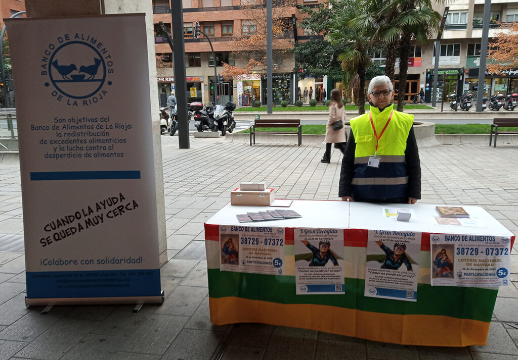 El Banco de Alimentos informará a los logroñeses de la XII Gran Recogida 2024 en tres mesas informativas desde el viernes 22 al domingo 24