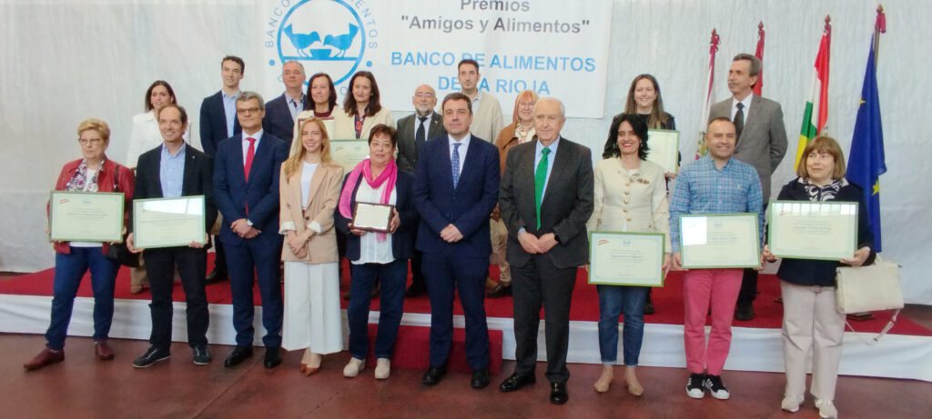 El Banco de Alimentos entrega sus premios ‘Amigos y Alimentos 2024’